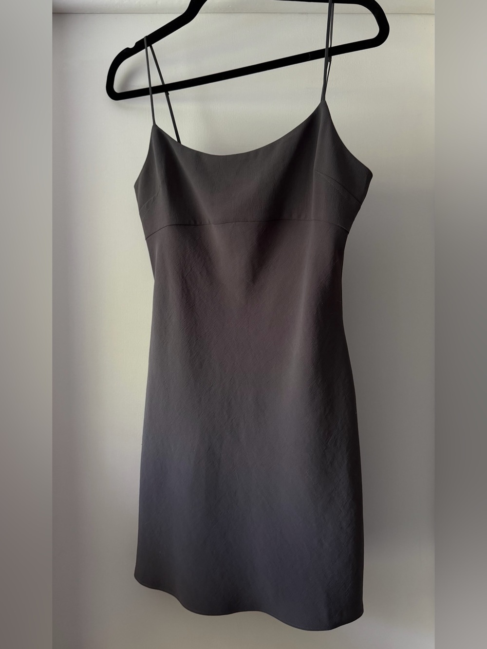Wilfred Aritzia Foxley Dress - Crepette - Charcoal Grey - Size 8